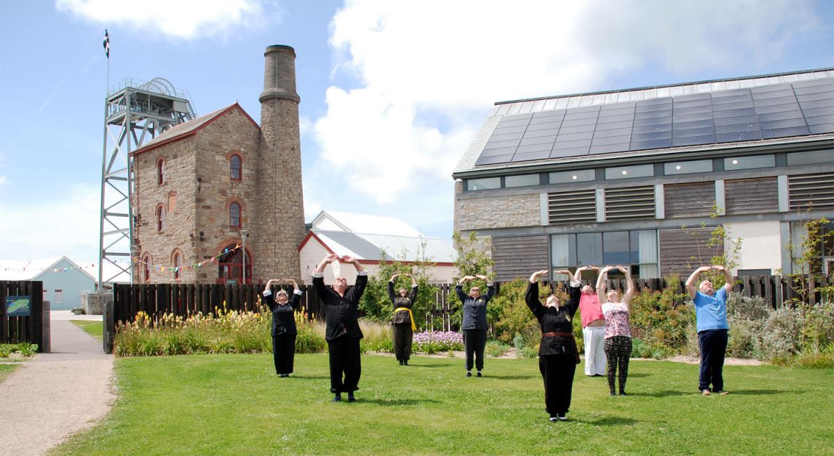 T'ai Chi form at Heartlands weekend course